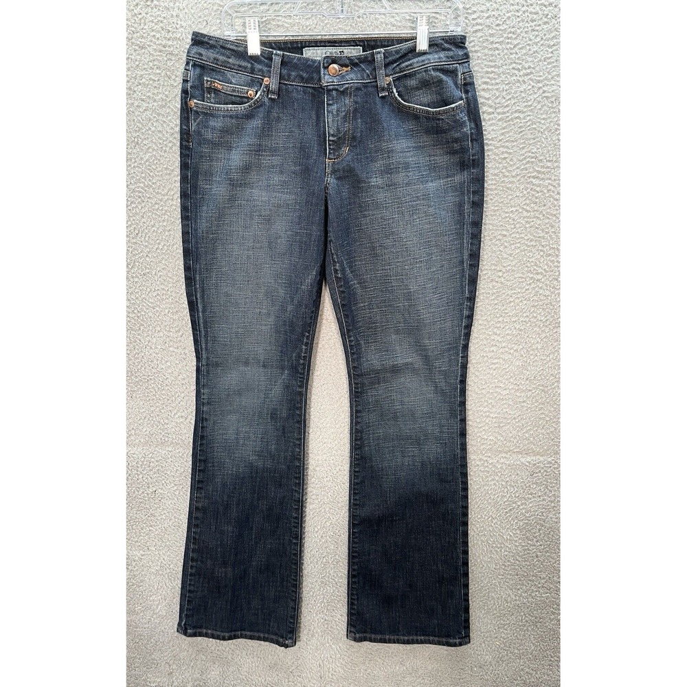 Joes Jeans Womens 31 Blue Stretch Bootcut Low Rise Distressed Denim Preppy